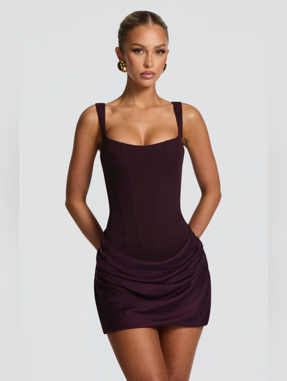 Minivestido Cornelia - Ciruela Babyboo NWT $193